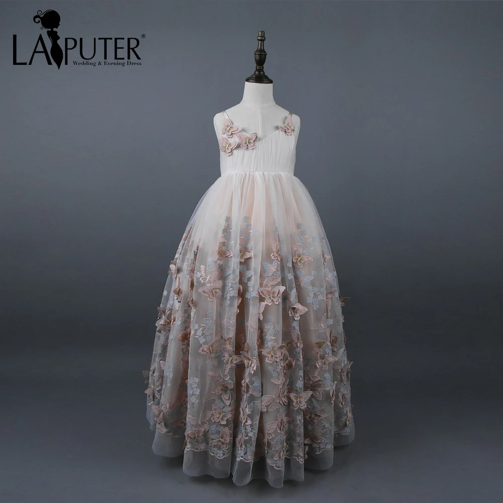 Платье женское кружевное на тонких бретельках с цветочной вышивкой | Свадьбы и