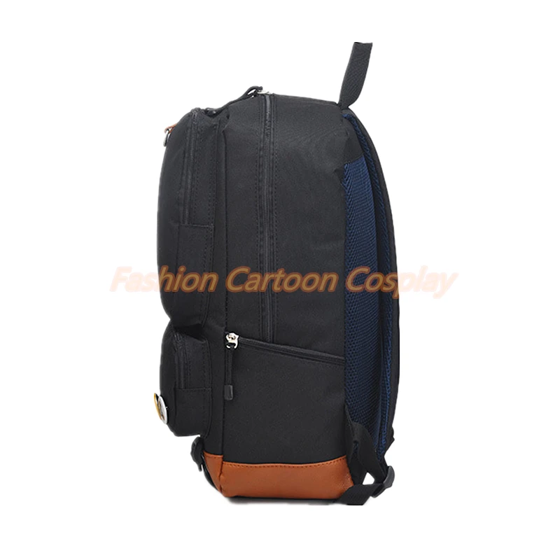 Черный японский аниме школьный рюкзак Kyoushitsu для косплея парусиновая светящаяся