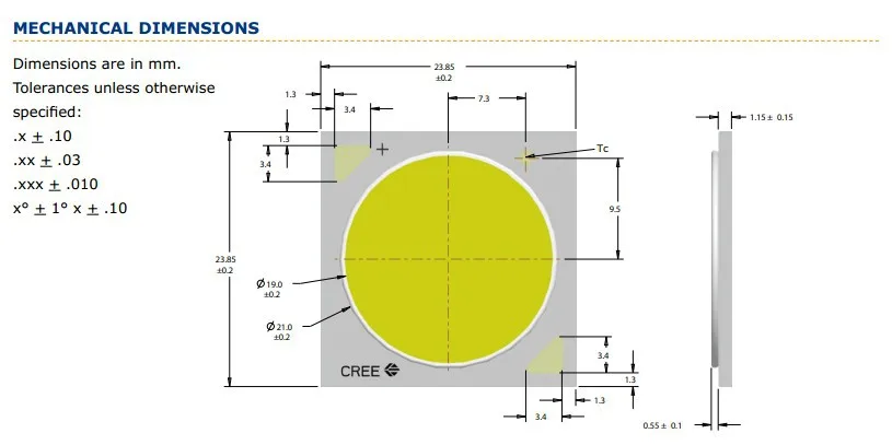 Cree XLamp CXA2540 светодиодный COB светильник DC37V 86 Вт 115 градусов EasyWhite 5000K теплый белый 3000K светодиодный светильник