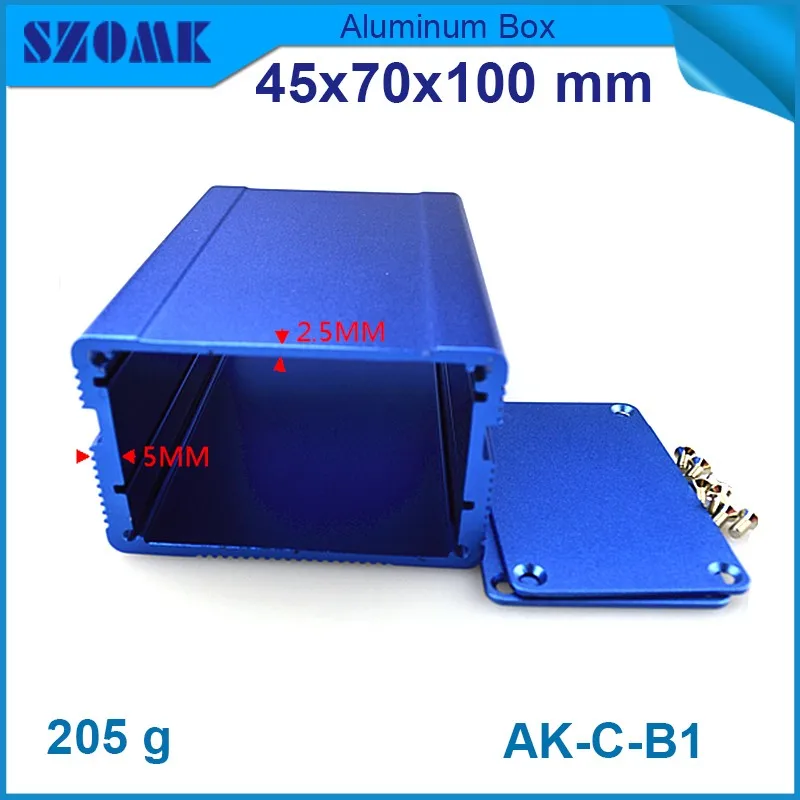 4 шт./лот электрические распределительные коробки алюминиевый корпус 45(H)x70(W)X100(L)