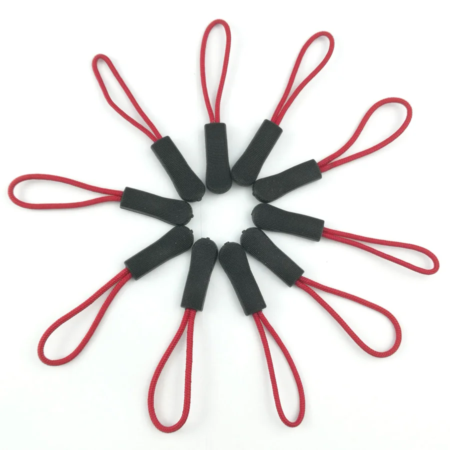 10 шт./упаковка шнур для тактического рюкзака на молнии|zipper rope|cord zipperzipper cord |