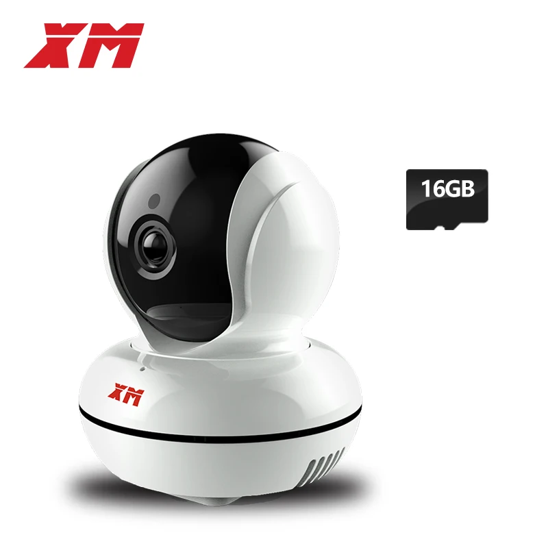XM 960 P 1.3mp + 16 ГБ SD Card IP Камера Wi Fi P2P панорамирования/наклона двухстороннее аудио