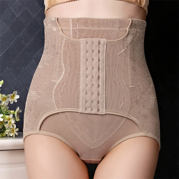 

High Waist Trainer M-2XL Firm Tummy Control Body Shaper Seamless Underwear Thong Butt Lifter Plus Size Sexy Shapewear XXL