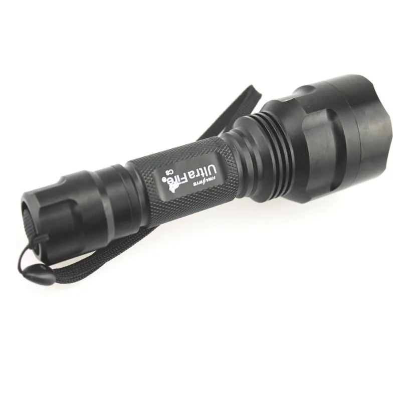 U-F C8 1xcree XM-L 3000 K-3500 K теплый белый 1300lm SMO/OP светодиодный фонарик(1x18650