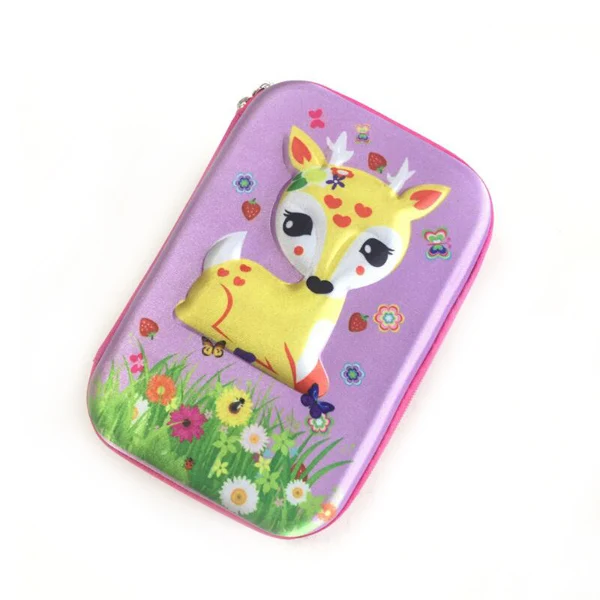 Purple deer Школьный чехол для карандашей, автомобильные принадлежности, Trousse skolaire Stylo Estuche Escolar Estojo Escola EVA Kalem Kutusu, чехол для карандашей с единорогом - Цвет: Purple deer