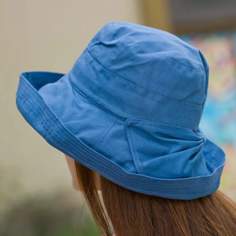 Шляпа от солнца с бантом Женская дизайнерская летняя пляжная шляпа рыбака