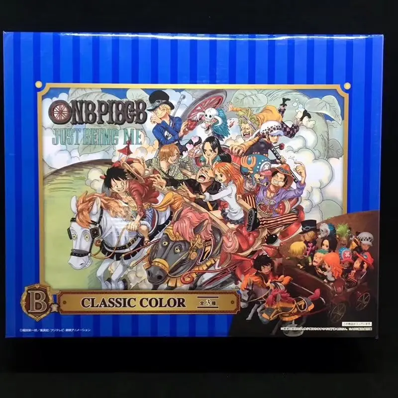 

ONE PIECE 20th Anniversary Edition WCF The straw hat Pirates member Take the carriage PVC Action Figure Model Toys Box 12cm N705