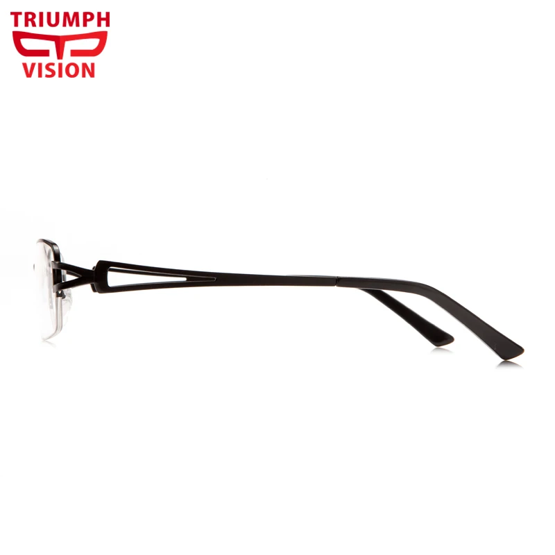 Очки для чтения TRIUMPH VISION женские прозрачные с полуободковой металлической
