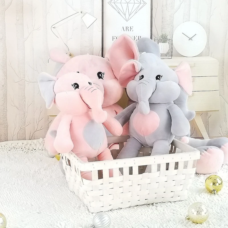 MIAOOWA 1 шт. 50/60 см Высококачественный гигантский Слон Мягкая Плюшевая Кукла Малыш