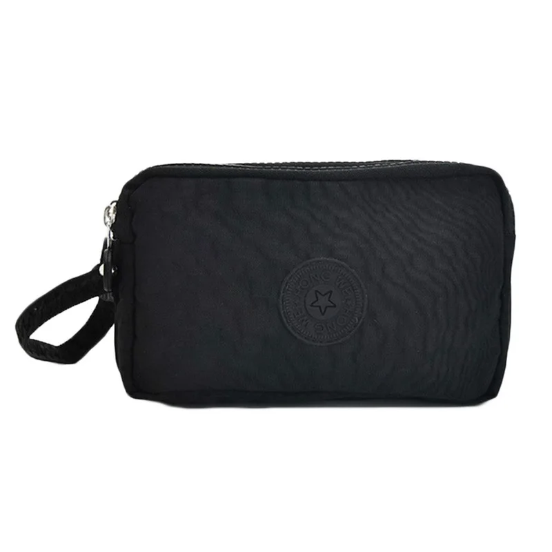 MoneRffi короткий кошелек с тремя молниями для женщин, сумка для мобильного телефона, Модный стильный кошелек для монет Monederos Mujer