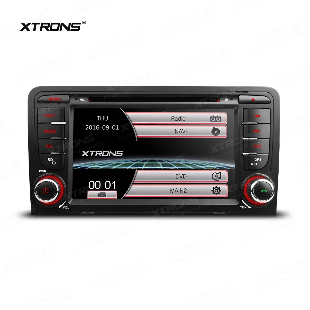 XTRONS 7 inch 2 din Touch Screen Car DVD Plater GPS Navigation Radio for Audi A3 8P/A3 8P1 3-door Hatchback/S3 8P/RS3 Sportback |