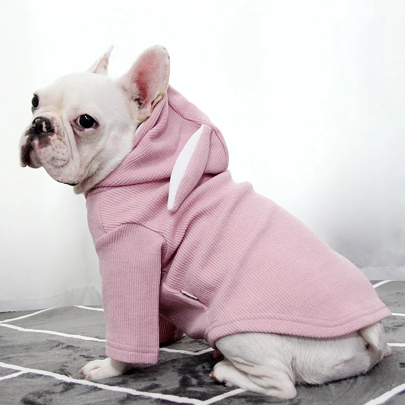 Bigeyedog собачья толстовка с капюшоном Пальто Толстовка Осень Зима Одежда для собак mascotas ropa perro костюм для домашних животных французская одежда для французского бульдога