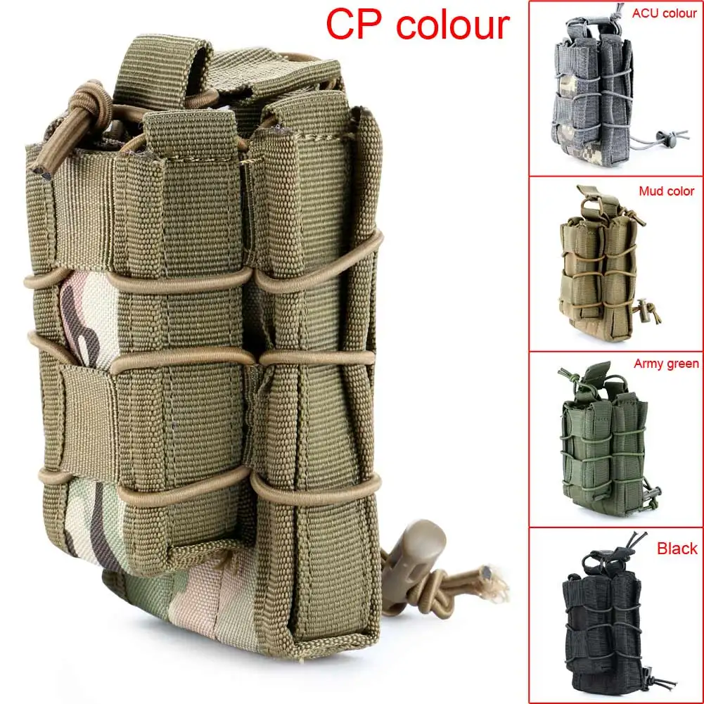 

Tactical Military Magazine Pouch Airsoft Mag Pouch Military Bag Molle Camouflage Hunting Bag Double Rifle Mag