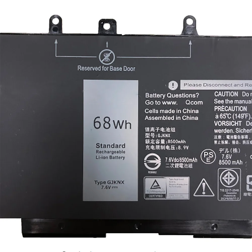 7 6 В 68 Втч GJKNX новый оригинальный аккумулятор для ноутбука Dell Latitude 15 3520 E5480 5480 5580 GD1JP