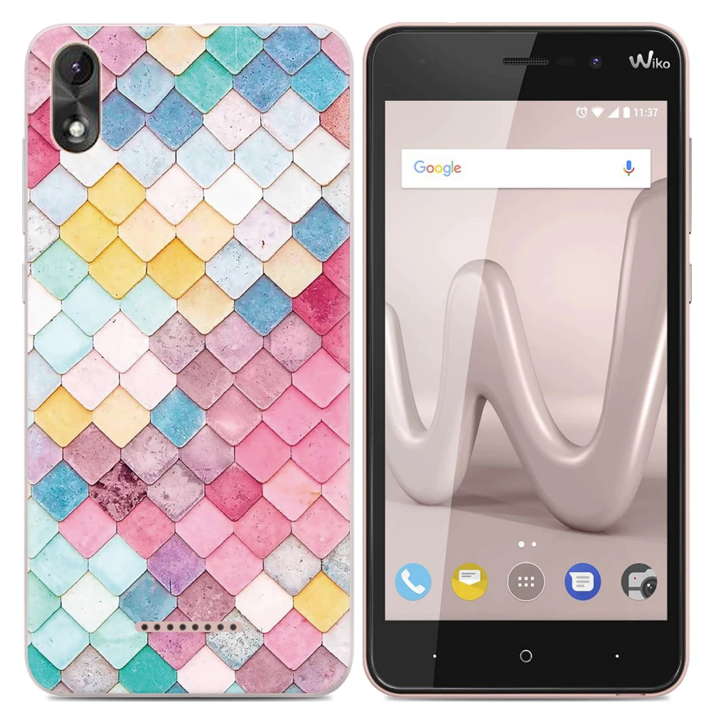 Phone Case For Wiko Lenny 4 Plus 5.5-inch Cute Cartoon High Quality Painted TPU Soft Silicone Skin Back Cover Shell |