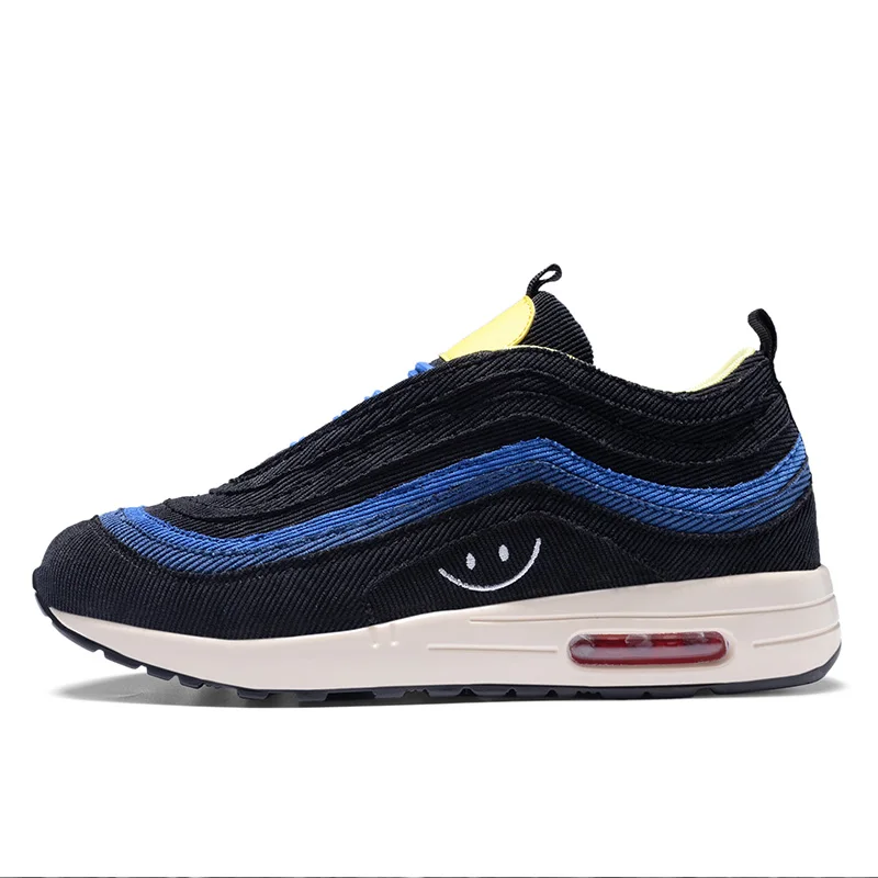Новейшая обувь цвета радуги balenciaca max and air 97 большого размера offwhite flyknit носок