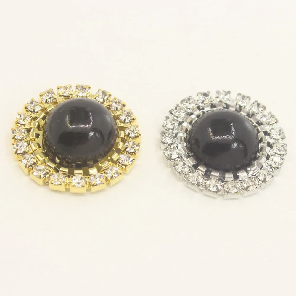 Круглые жемчужные алмазные Стразы 24 мм драгоценный камень с плоским основанием