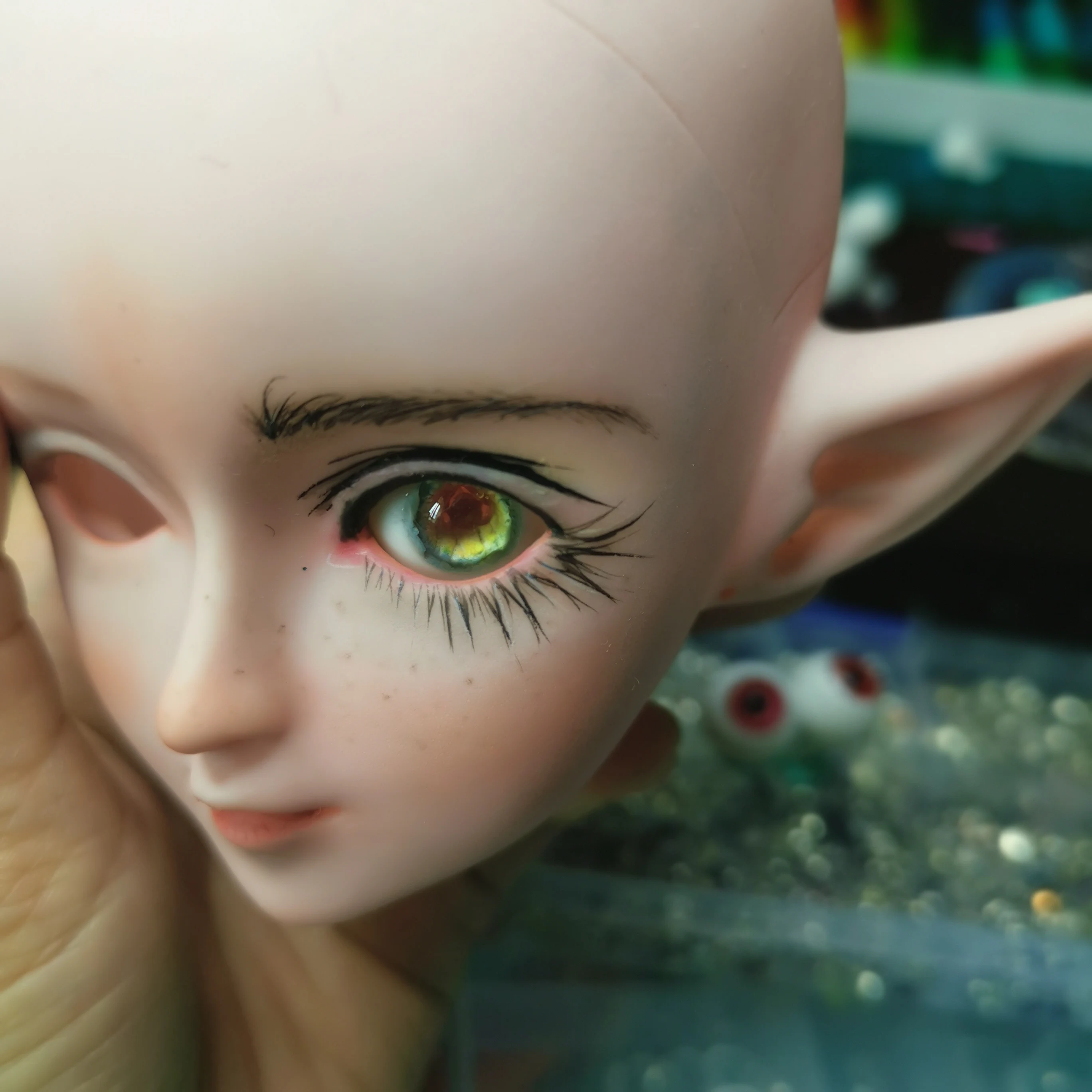 Глаза BJD из смолы глаза желтые зеленые радужные красные для 1/3 1/4 1/6 bjd LUTS DOD MSD SD AS DZ