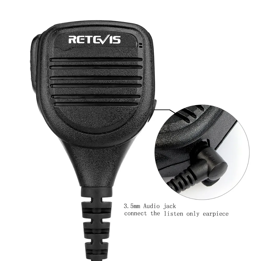 5 шт. водонепроницаемый микрофон для Kenwood H777 RT22 RT5R RT3 RT81 Walkie Talkie C9054A | Мобильные