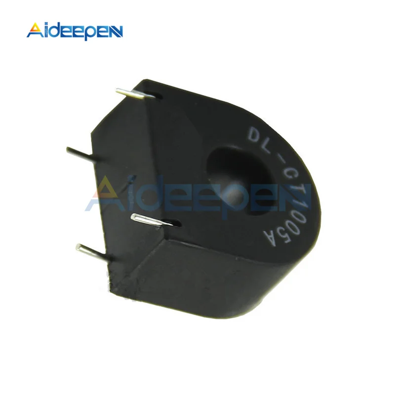 Миниатюрный трансформатор переменного тока Тип сердечника 10 А/5 мА с датчиком |