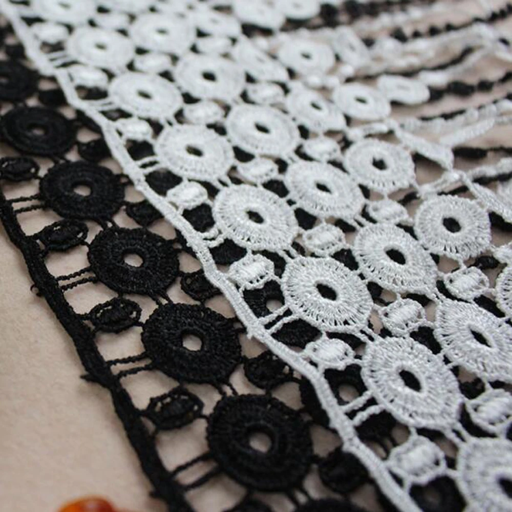 23cm*91cm High Quality Polyester Embroidery Tassel Fabric For Clothing Skirt Hem DIY Decorative Accessories | Дом и сад
