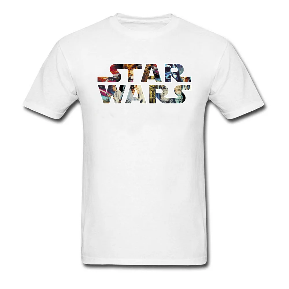 Star Wars Tshirt Character Logo T-shirt Men Letter Tops Funky Black T Shirts Short Sleeve Cotton Clothing Darth Vader Tees |