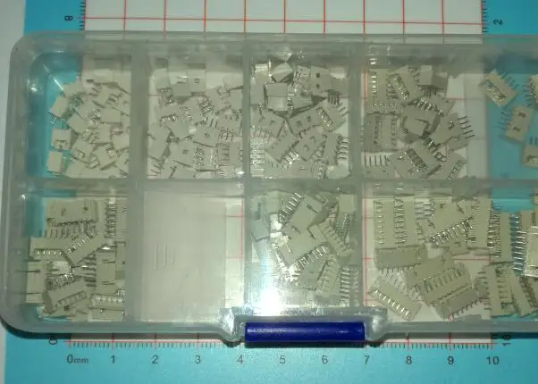 7 type 140pcs + BOX Micro JST 1.25mm Pitch 2Pin - 8Pin Male Connector 1.25mm socket Strip Connector 1.25mm 2P/3P/4P/5P/6P/7P/8P