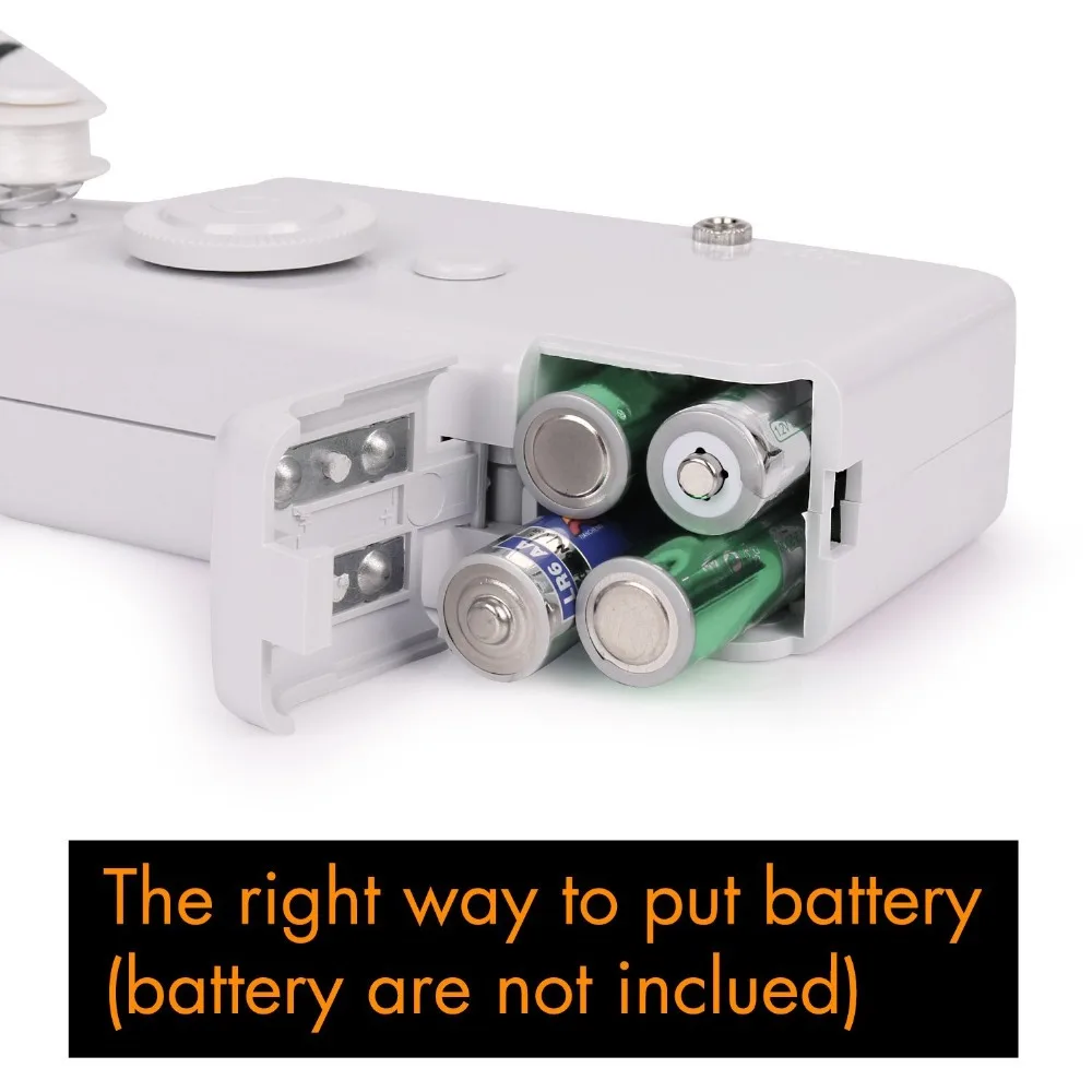 Электрическая ручная швейная мини машина портативная на аккумуляторах для