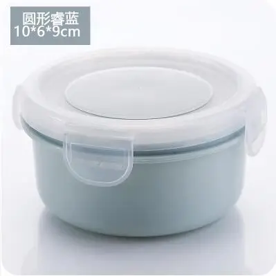 1 шт. полипропилен силикон коробка для хранения еды Круглый мини холодильник