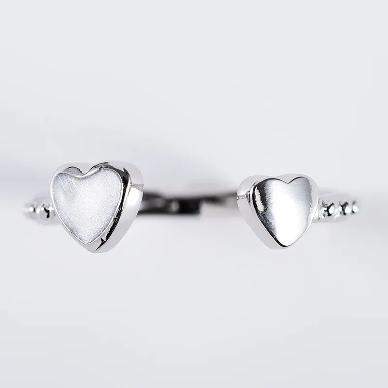 Новое модное ювелирное изделие из серебра 925 пробы с австрийскими кристаллами, простое кольцо с надписью «wild little love» для женщин и женщин на День Матери