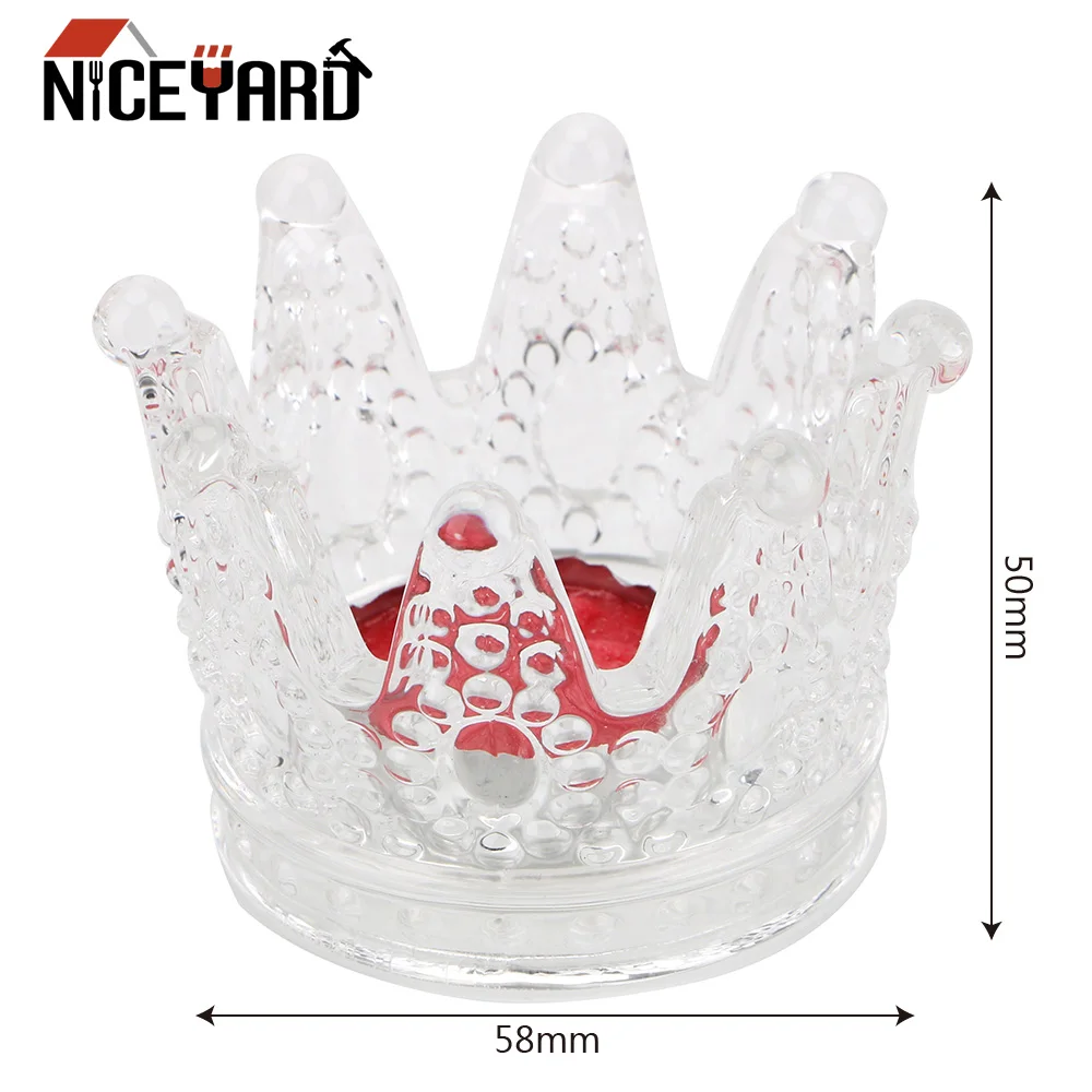 Поднос для сигарет NICEYARD стеклянная пепельница с короной аксессуары курения