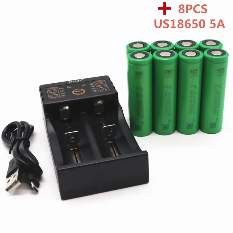 Fikida VTC5A 3,7 V 2600 mah 18650 батарея для sony VTC5A 35A Игрушки Инструменты фонарик батарея+ F2 Смарт зарядное устройство