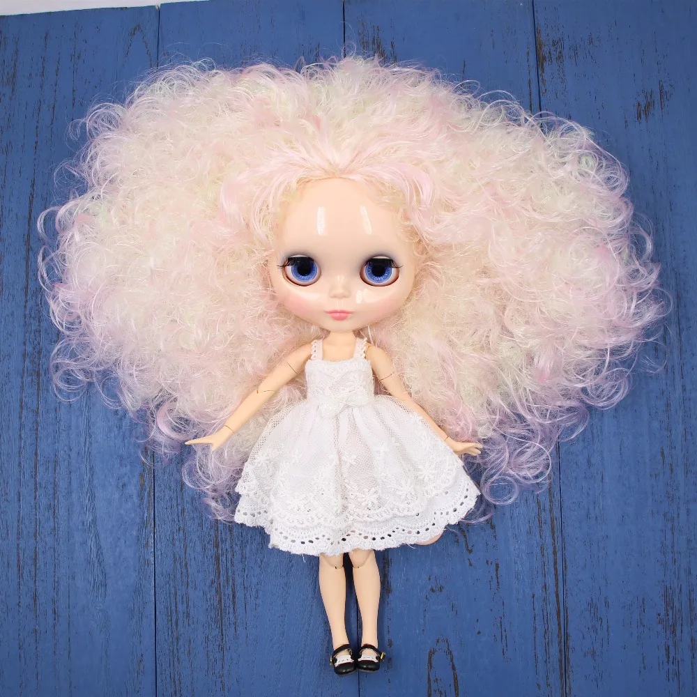 Ледяная кукла DBS Blyth 1/6 bjd розовый микс желтые волосы натуральная кожа сустав тела