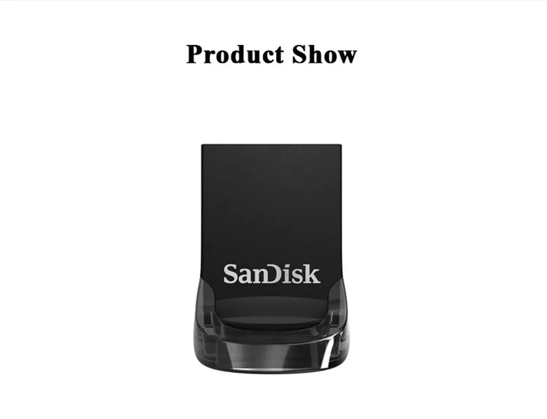 SanDisk Ultra, USB флеш-накопитель, супер мини-накопитель, 16 ГБ, 32 ГБ, 64 ГБ, 128 ГБ, 256 ГБ, USB 3,1, карта памяти, до 130 МБ/с