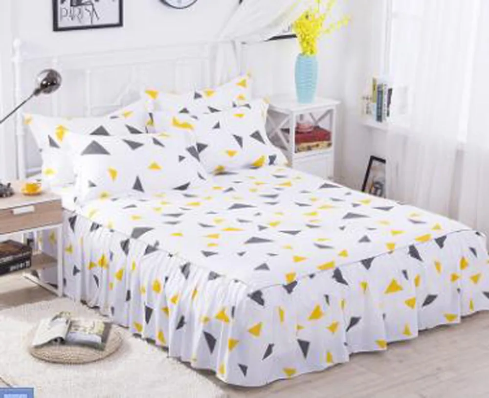 Домашний текстиль спальная кровать юбка одинарный двуспальный матрац покрывало