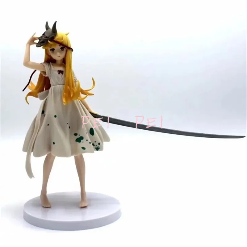 Bakemonogatari EXQ Oshino Shinobu Noh Mercy kocorowatari вампир ПВХ фигурка Коллекционная модель игрушки 21