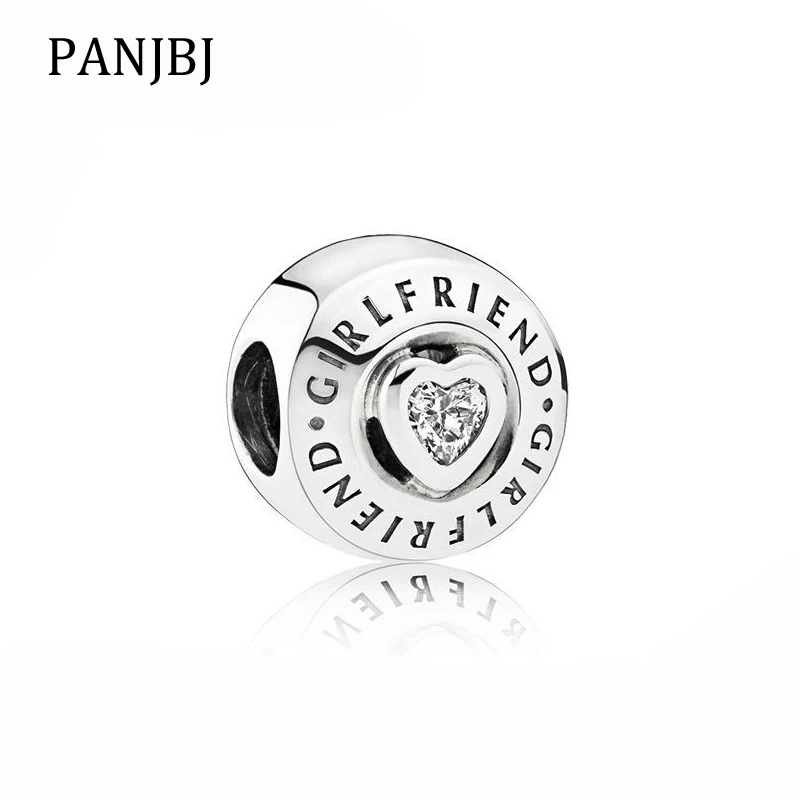 New Original Alloy Silver Plated Bead Love My Girlfriend Charm Fit Bracelet Necklace DIY Women Jewelry | Украшения и аксессуары