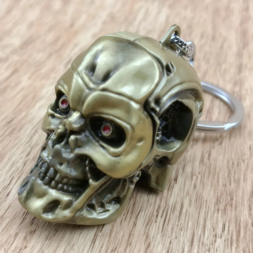Брелок Terminator T800 для BMW Audi mercedes volkswagen автомобильный Стайлинг кольцо ключей