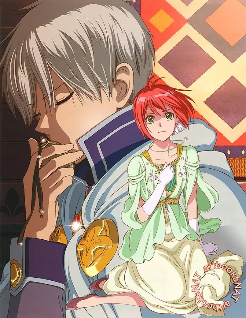 Домашний декор Akagami No Shirayuki Hime аниме шелк художественный плакат настенное