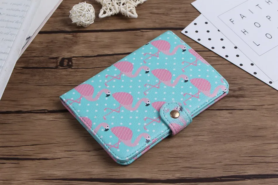 Обложка для паспорта с фламинго аксессуары путешествий креативная сумка из ПУ