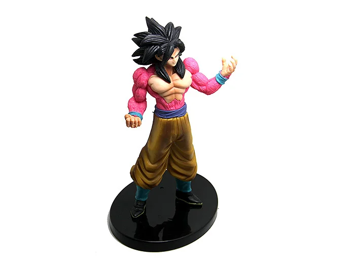 12 см Dragon Ball Z герои Супер Saiyan 4 Сон Гоку Figura con la Carta Collezione игрушка Modello Delle Ragazze деи