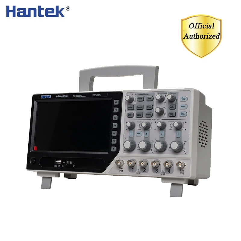 Цифровой осциллограф Hantek DSO4084C 4 канала длина записи 64K USB ПК 1 канал