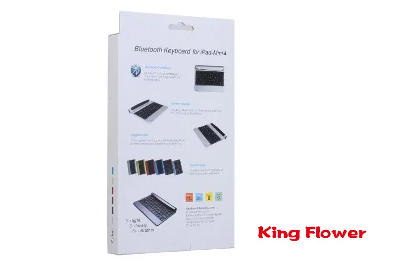 Беспроводная Bluetooth клавиатура для iPad Mini 4, для iPad Mini4 портативная клавиатура+ 3 бесплатных подарка