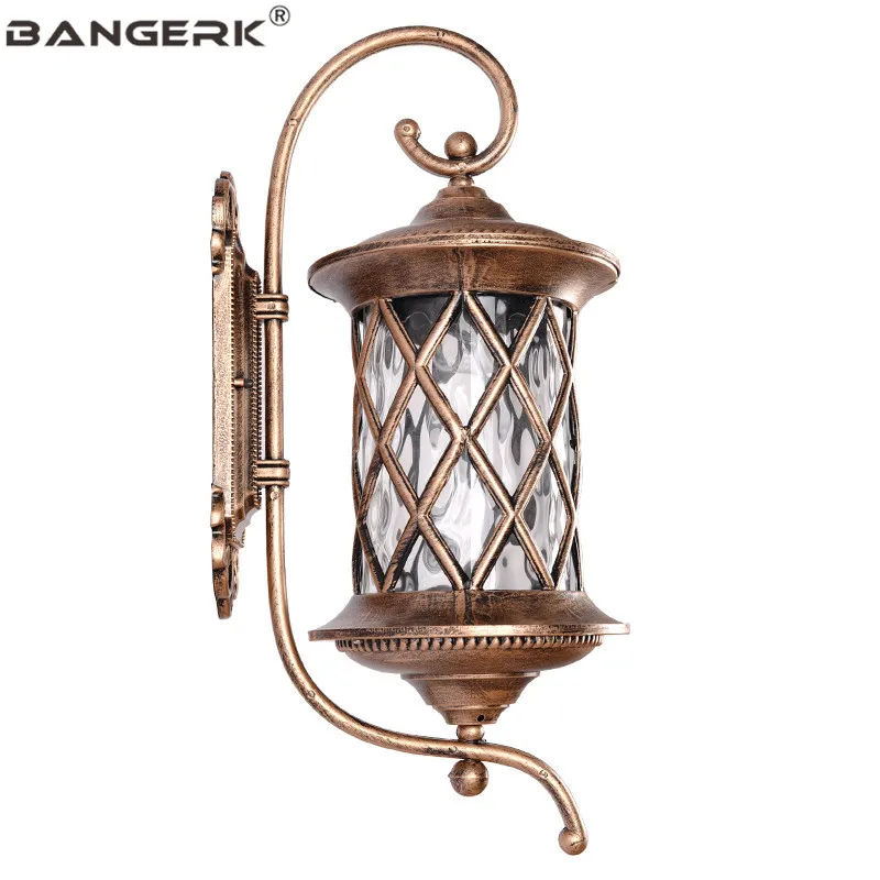 Antique Outdoor LED Wall Lamp Waterproof Rust-proof Porch Lights Aluminum Lighting Sconce lamps Garden Balcony Luminaire | Лампы и