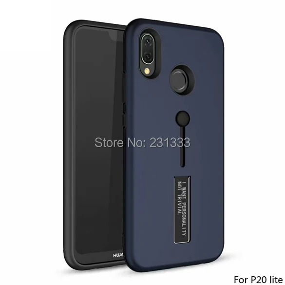 C-ku гибридный жесткий чехол для ПК из ТПУ Huawei P20 LITE PRO Y3 2018 Y6 Y9 P Smart Stand сменный