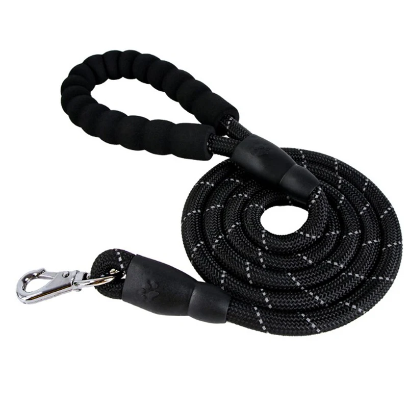 Товары для домашних животных поводок маленьких и больших собак Светоотражающий