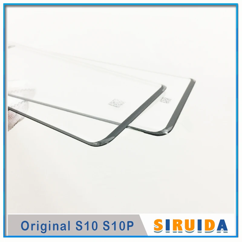 ЖК передний Внешний объектив для samsung Galaxy S10 S10Plus G973 G975 G970 сенсорный экран замена стекла+ Инструменты+ рамка наклейки