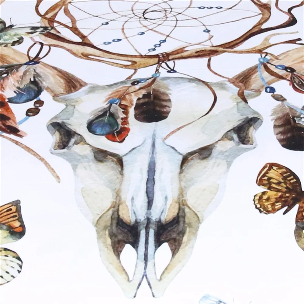 Новый набор постельного белья Бохо Ловец снов Ram's Horn Butterfly полиэстеровый