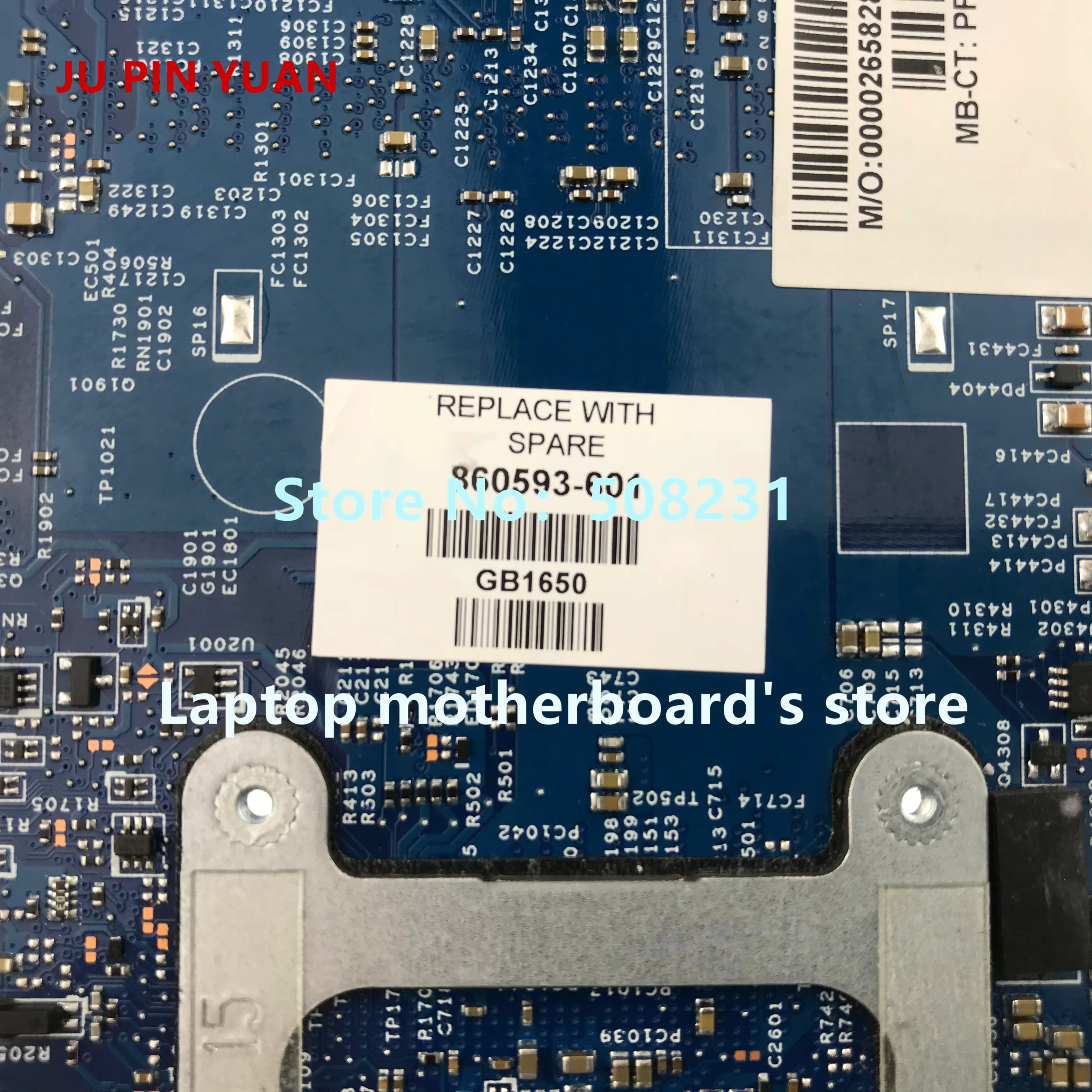 JU PIN Юань 601-903241 448.08J04.0011 для hp Pavilion x360 Кабриолет 13-u Материнская плата ноутбука PentN3710 полностью протестирована
