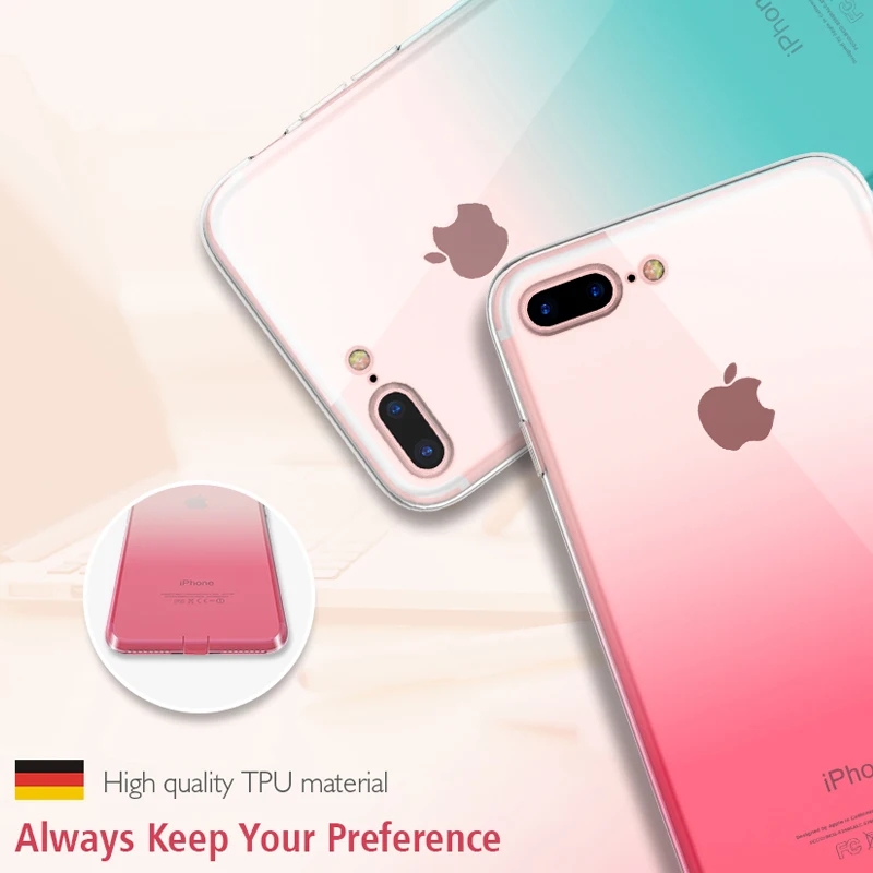 Чехол Floveme для iPhone 5S 5 SE 7 XS Max XR ультра тонкие кристально прозрачные чехлы TPU Чехлы 8